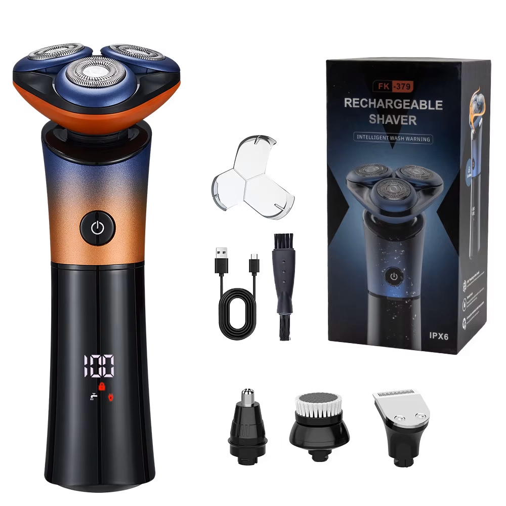 Orange-3in1 shaver