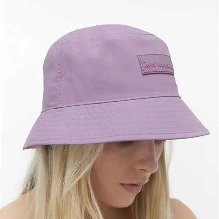 Cappello da secchio personalizzato personalizzato a prova di acqua personalizzato resistente all'acqua in nylon impermeabile alla moda 100%