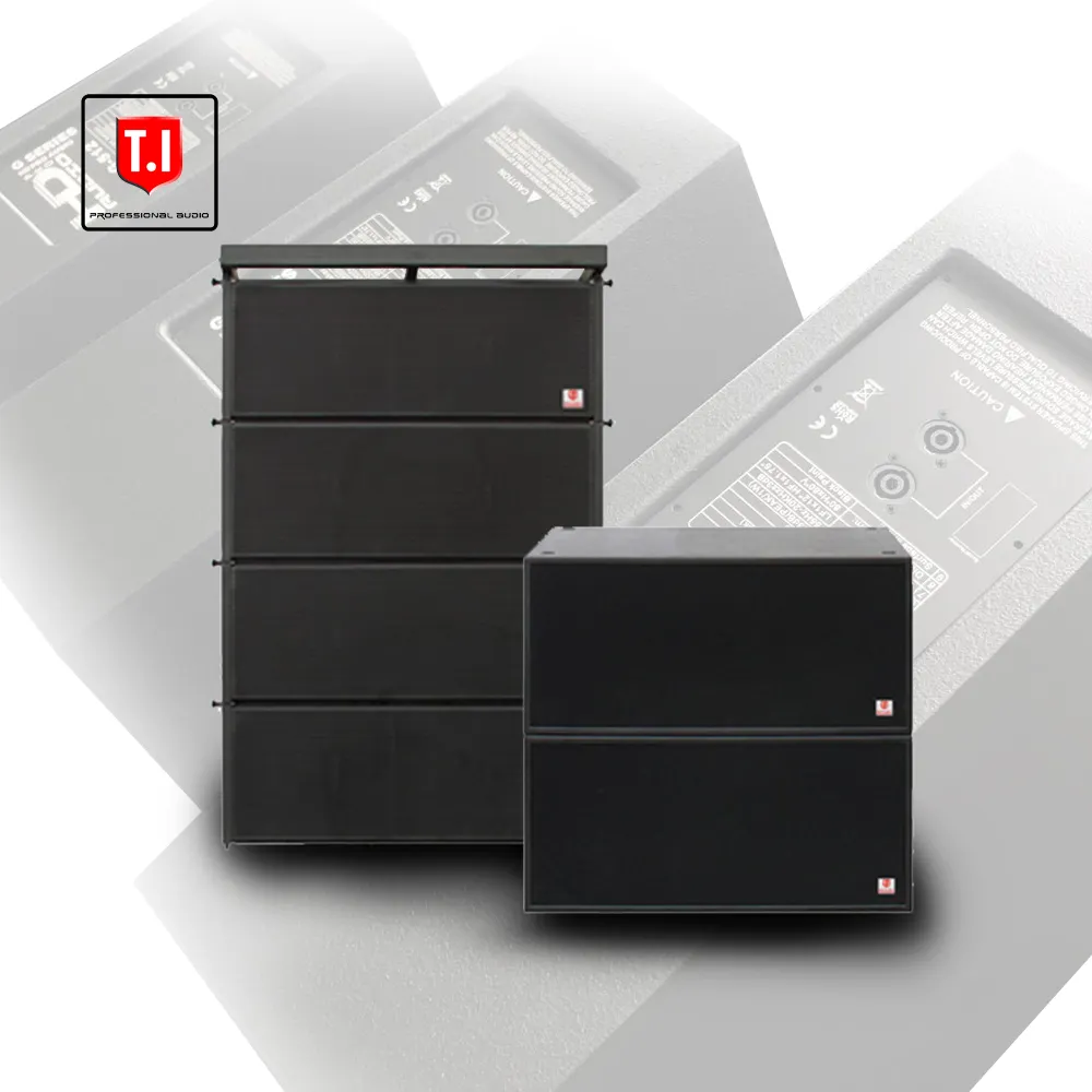 Penjualan laris pro sistem audio profesional dj pa sistem dual 18 inci speaker lengkap dua arah pengeras suara pasif