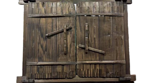 Tranh vẽ tĩnh vật hình khung cửa nông thôn Tujia Trung Quốc thủ công bằng đá sa thạch, tranh treo tường trang trí bằng gỗ, phong cách cổ điển, sản xuất tại Trung Quốc - Product Image 2