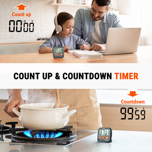 Mini Timer da cucina digitale ThermoPro TM03W con livelli di Volume regolabili - Product Image 4
