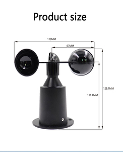 CE Certificate <strong>Pulse</strong> RS485 4-20mA 0-5V 0-2V <strong>Output</strong> Plastic 3 Cup Anemometer Wind Speed <strong>Sensor</strong> for Weather Station - Product Image 5