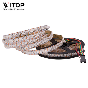 ROHS сертифицированные гибкие SK9822/APA102/APA102c RGB Светодиодные полосы оптом 60 светодиодов/м адресуемые умные полосы для ландшафта 12 В постоянного тока - Product Image 1