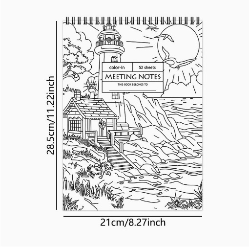 52-Week Summer Garden Coloring Journal