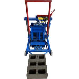Máquina automática y manual para fabricar bloques de cemento de 220V con extrusora de vacío de moldeado de ladrillo hueco PLC para materia prima de hormigón - Product Image 1