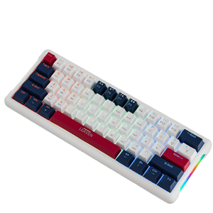 Mini cablato e Wireless RGB luce retroilluminata per PC tastiera da gioco per Computer interfaccia USB corpo asse di marca ciliegia nella confezione della scatola - Product Image 1