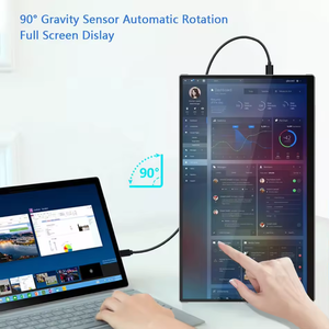 SIBOLAN Portable Touchscreen <strong>Monitor</strong> 15.6 Inch 4K UHD 3840 X 2160 Gravity <strong>Sensor</strong> Auto <strong>Display</strong> Rotator Touch Menu for Mac Ps5 - Product Image 6