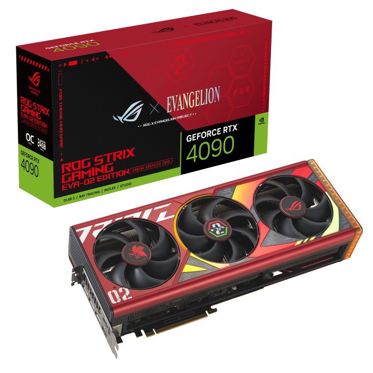 ROG Strix GeForce RTX 4090 24GB GDDR6X OC Édition EVA-02