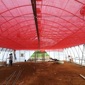 30~90% <strong>Shading</strong> Rate Anti UV Red Mono <strong>HDPE</strong> <strong>Shading</strong> Screen Agriculture Greenhouse Protection Mesh <strong>Net</strong> Sun Shade Netting - Product Image 2