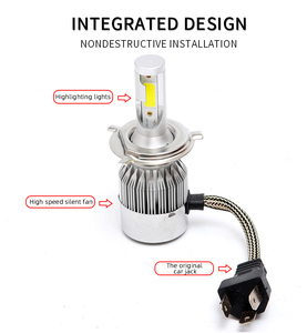 C6 Car <strong>LED</strong> Headlights Fog Lights 3000K/<strong>4300K</strong>/6000K/8000K Non-destructive Installation 12V New Condition H7H1 <strong>LED</strong> Headlights HB3 - Product Image 6