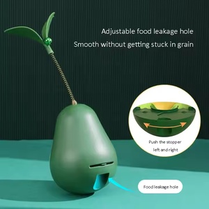 Vaso con fugas de comida en forma de aguacate, hierba gatera ecológica, juguetes interactivos de plástico para gatos - Product Image 4