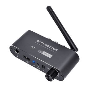 Gtmedia ตัวแปลงสัญญาณ DAC ไร้สาย A1เปิดตัวใหม่ตัวรับสัญญาณ5.2บลูทูธเป็น r/l 3.5มม. อะแดปเตอร์ AUX พร้อมการเล่น U Disk - Product Image 1