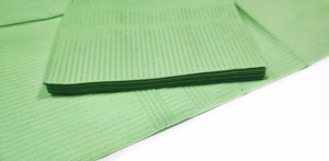 Giá Rẻ 3ply Đen Dùng Một Lần Nhựa Nha Khoa Yếm Tạp dề Y Tế Hàng Tiêu Dùng Không Thấm Nước Bảng Bao Gồm Yếm Nha Khoa Dùng Một Lần - Product Image 2