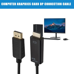 New DP <strong>to</strong> <strong>HDMI</strong> Compatible Conversion Cable 4K 30Hz HD DisplayPort <strong>to</strong> <strong>HDMI</strong>-compatible Male <strong>to</strong> Male Interface Conversion Cable - Product Image 5