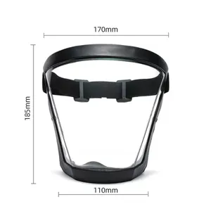 PC Proof Anti-fog Plastic Protective Clear Safety Full Face Protection Cover - Product Image 2