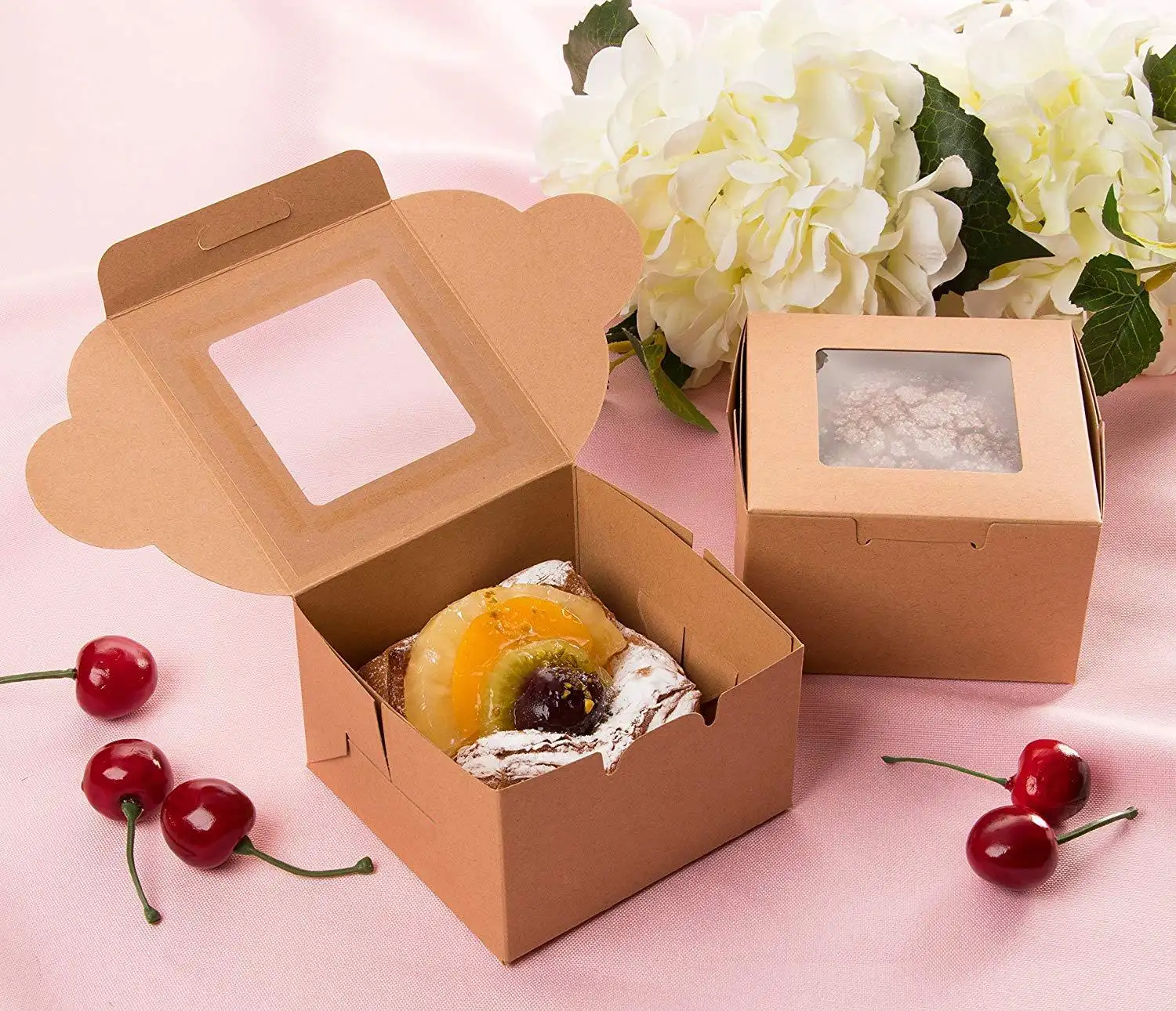 Caixa de presente de doces de biscoitos de lanches tamanho mini personalizado de fábrica embalagem para caixa de presente de papel para alimentos