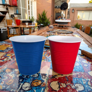 Manufacturer Direct Disposable Plastic 12 <strong>oz</strong> Beer <strong>Cup</strong> Dual Color PP Table Tennis <strong>Cup</strong> Food &amp; Cold Drinks Party Game for <strong>Solo</strong> <strong>Cup</strong> - Product Image 2