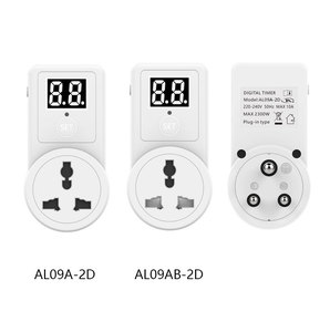 Interruttore digitale per conto alla rovescia per il conto alla rovescia per il controllo del tempo della batteria del telefono per la ricarica del veicolo elettrico presa per conto alla rovescia spina EU - Product Image 2
