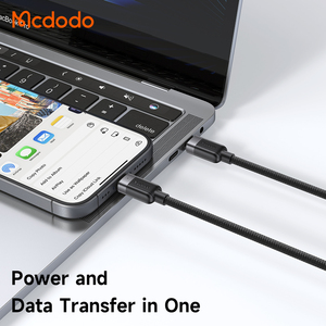 MCDODO USB-C แม่เหล็ก738 100W สายเคเบิลอัจฉริยะการกระจายพลังงานอุปกรณ์คู่ PD3.0การออกแบบที่ไม่ยุ่งยากสำหรับแล็ปท็อป/โทรศัพท์ - Product Image 5
