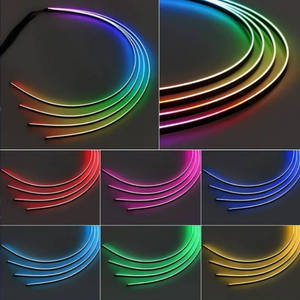 18 1 araba LED ortam işığı kiti kablosuz APP müzik senkronizasyon fonksiyonu 16 milyon renk yeni durum iç atmosfer ışığı kiti - Product Image 5