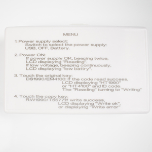 TM RFID fotokopi teksir ekran el RW1990 Ibutton DS1990A 125KHz EM4305 T5577 EM4100 TM kart okuyucu - Product Image 6