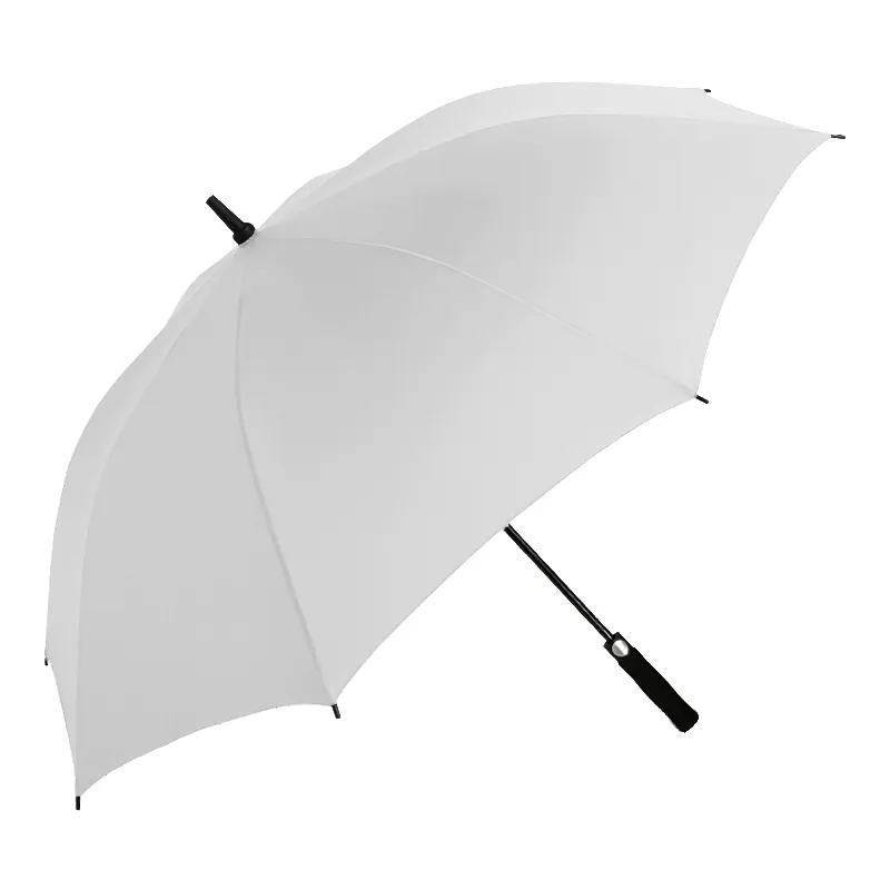 Vente en gros de parasols de qualité personnalisés parapluie de pluie de golf automatique en fibre de verre de 30 pouces avec logo