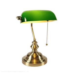 Hot Sale Classical Vintage Table <strong>Lamp</strong> Banker E27 Button Switch Study Reading Desk Light for Home Decor - Product Image 1