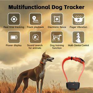 Orta büyük ırklar için avcılık köpek eğitim yaka GPS titreşim stimülasyon GPS izleme çit WiFi/GSM Android App - Product Image 4