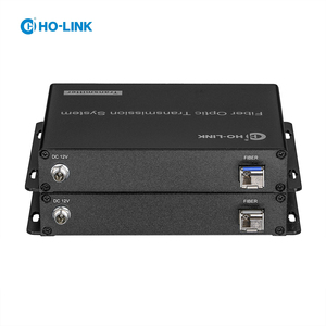 Convertidor de fibra óptica VGA multifunción con control de teclado y ratón, transmisión de audio 3,5, datos RS232