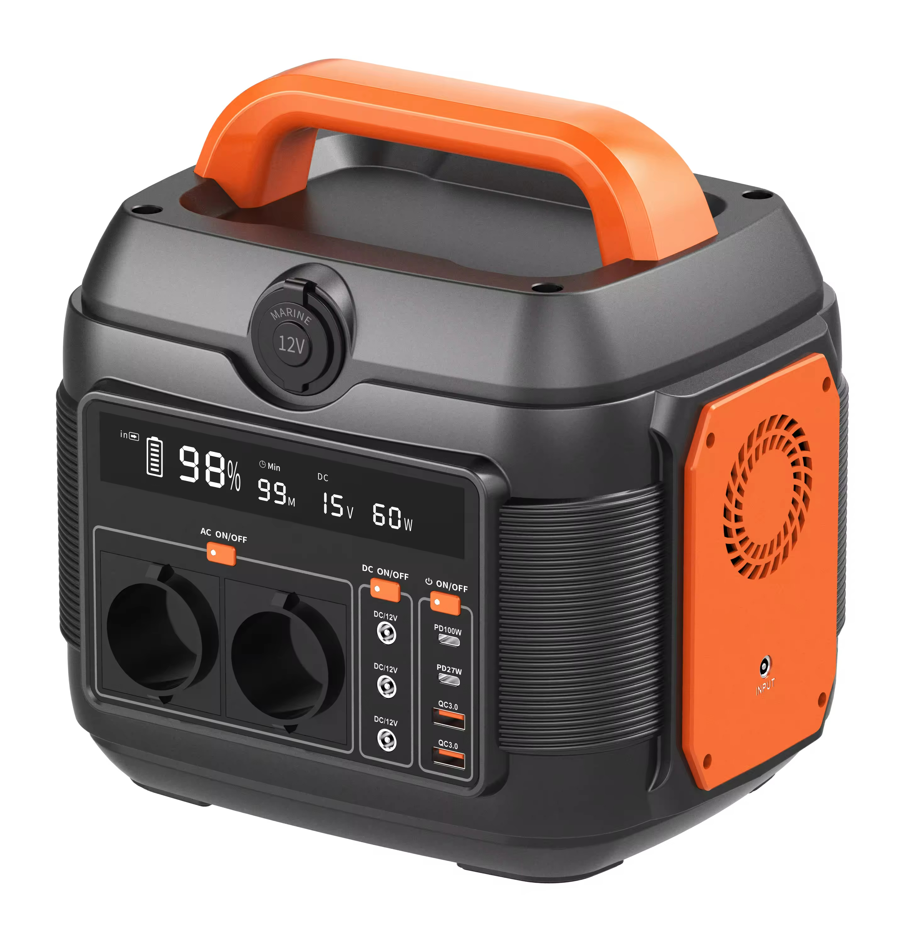 Noir+Orange