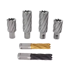 NEW2025 6Pcs Annular bits M2 <strong>Weldon</strong> Shank Annular Cutter Drill Set Inch - Product Image 4