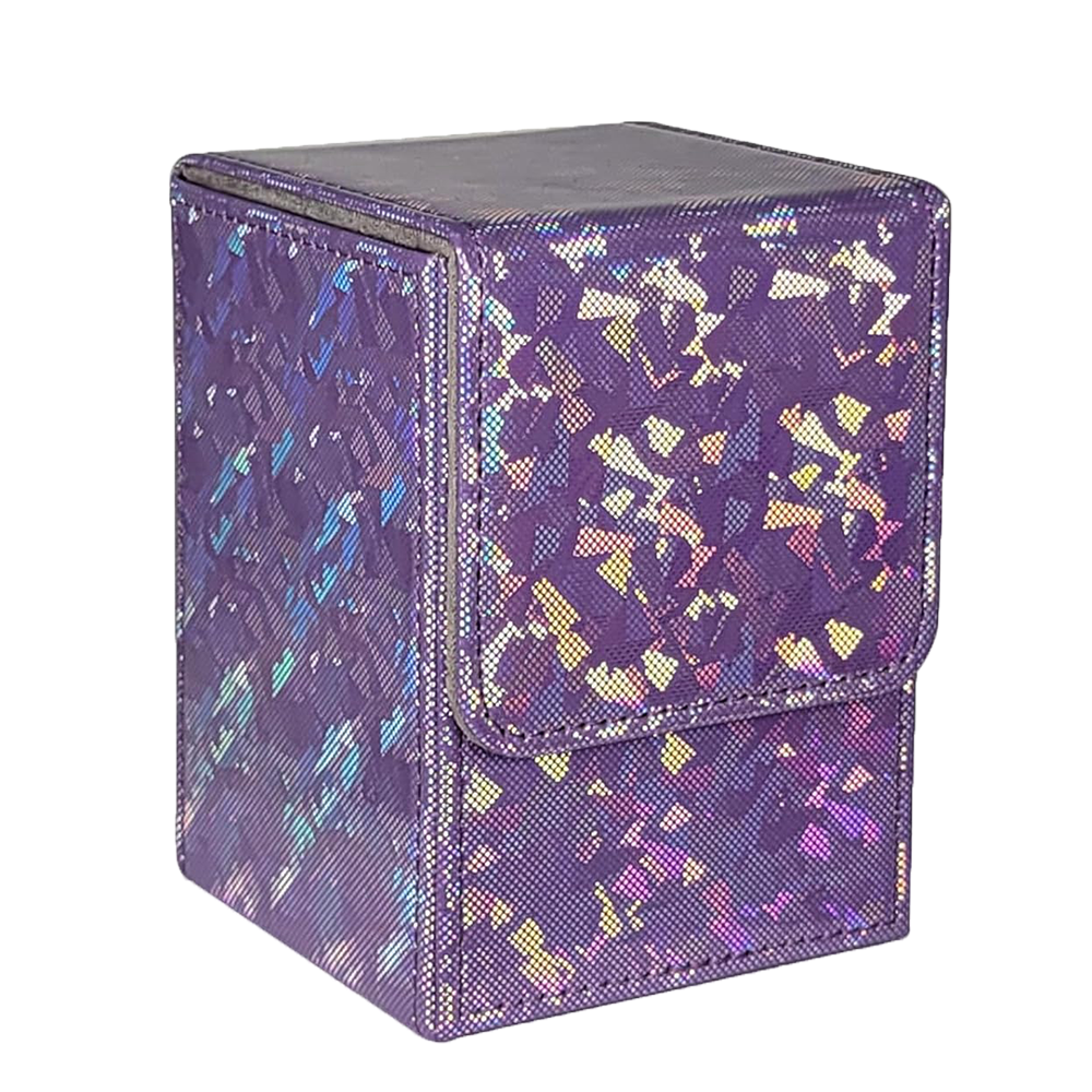 Pièce violette scintillante + intérieur gris