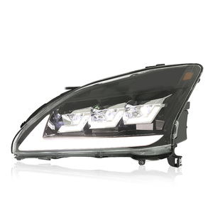 Lexus RX RX RX350 2003 - 2008 için LED farlar meclisi 2009 gündüz koşu dönüş sinyali başkanı işık 3 Lens far değiştirmek - Product Image 4