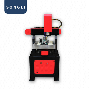 Songli 4040 CNC yeşim oyma makinesi 4 eksenli CNC Router, esas olarak yeşim 2.2kw mili ve döner cihaz - Product Image 1