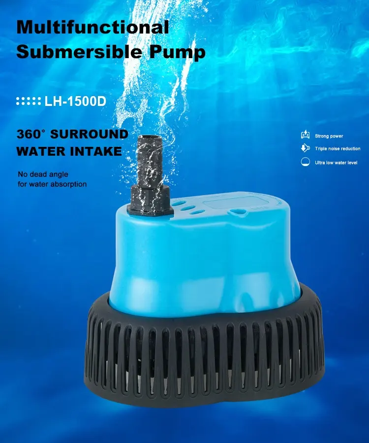 35W faible bruit refroidisseur d'air pompe à eau étang à poissons refroidisseur d'eau pompe à air nouveau refroidisseur par évaporation pompe à eau