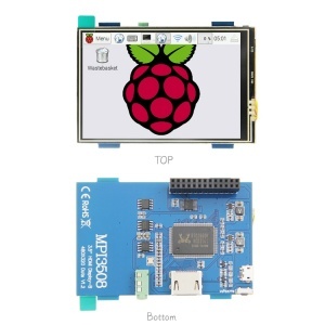 All'ingrosso pannello di controllo SPI ad alta definizione da 54 PIN modulo 3.5 pollici mini schermo TFT Display LCD per Raspberry Pi 4 3 2 - Product Image 3