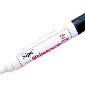 SIPA SW238/SW239 Anpassbarer Logo Whiteboard Marker mit flacher Pinsels pitze Shorter Barrel Bullet Chisel Nib Round Barrel - Product Image 3