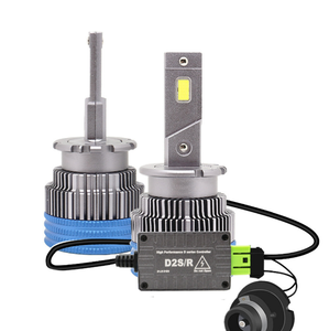 D3S ไฟหน้ารถยนต์ D1S หลอดไฟ D4พลังงานสูงความสว่างสูงตรงปลั๊กไฟหน้า LED