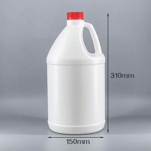 High Quality <strong>3</strong>.8 <strong>Liter</strong> Round Bottle HDPE Plastic Can Jerry Can for Chemicals - Product Image 2