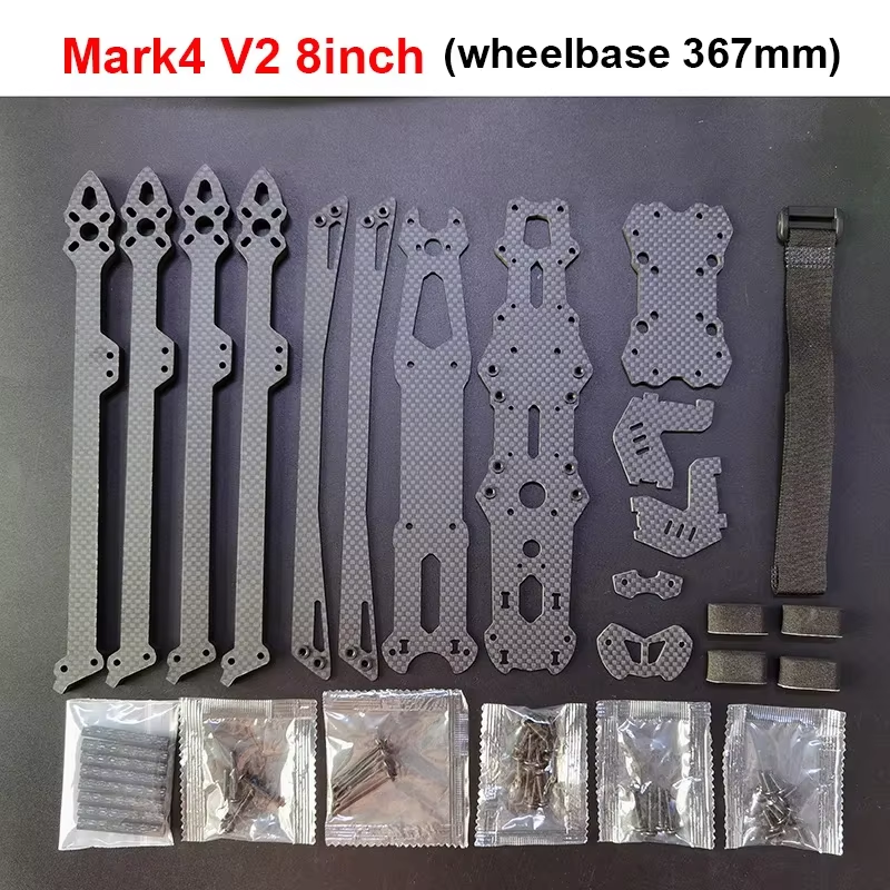 Mark 4 8 pouces cadre en fibre de carbone