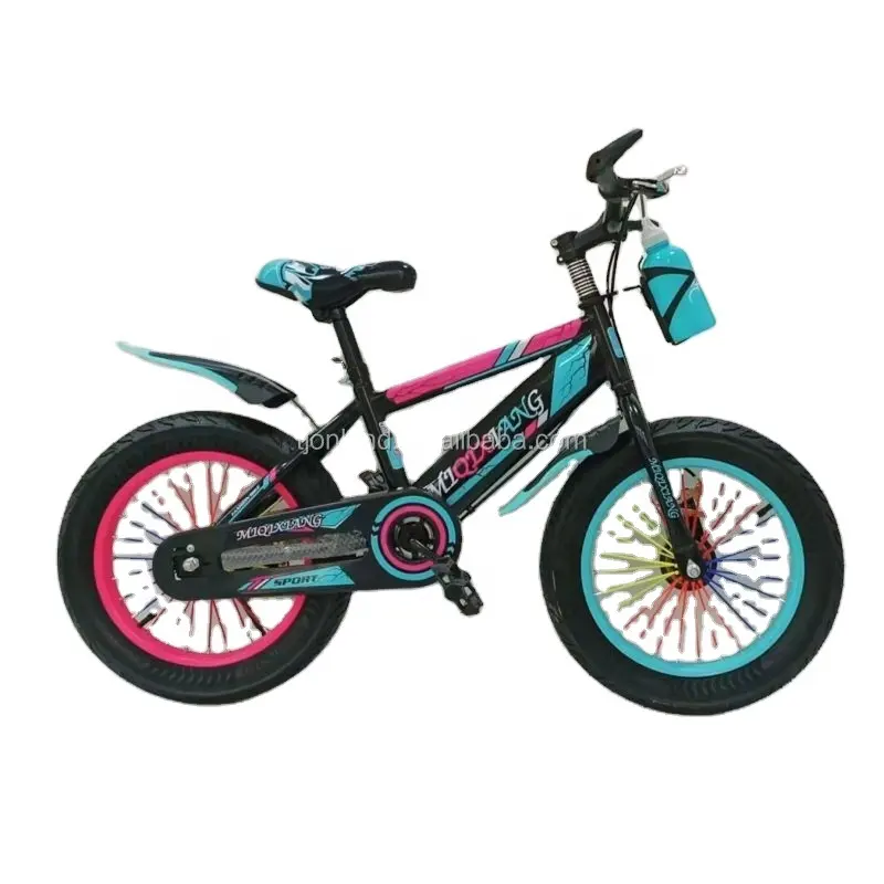 Bambini bambini bici equilibrio 4-10 anni bicicletta con freno a V a velocità singola ingranaggi tallone pedale in acciaio e alluminio