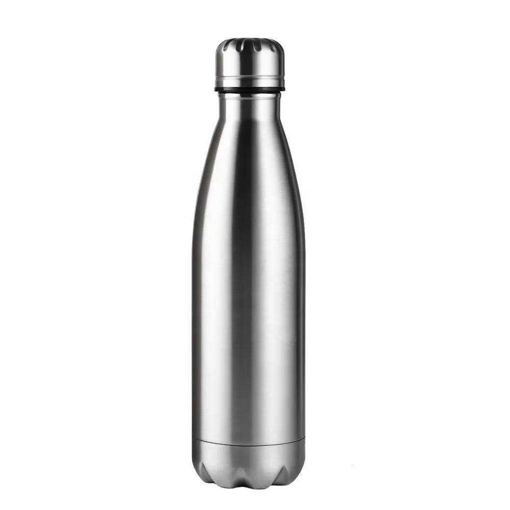 In acciaio inox a parete singola cola forma boccetta bottiglia di acqua 350ml 500ml 600ml 750 ml e 1000ml bottiglia di acqua