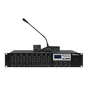 Thinuna-Sistema de megafonía multifuncional, amplificador mezclador de audio, PA, 4 salidas, tipo matriz, 8 entradas, 2 unidades - Product Image 1