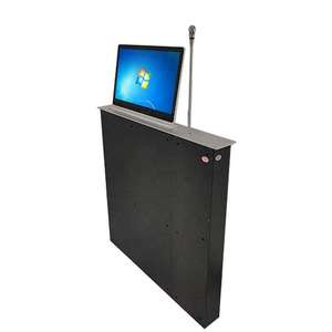 Pop-Up Desktop <strong>LCD</strong> Display <strong>Monitor</strong> with Microphone for Paperless Meetings and Conferences <strong>Video</strong> Function System - Product Image 6