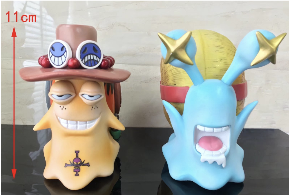 Luffy+Ace snail phone opp bag 2pcs/set 0.512/set