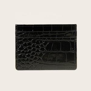 时尚定制logo顶部籽粒鳄鱼纹牛皮rfid钱包礼品 - Product Image 5