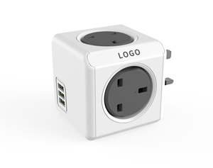 Power Cube US ETL Enchufes eléctricos multifunción Reino Unido UE EE. UU. Sudáfrica Enchufe con cargador USB dual Outlet - Product Image 5