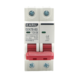 DZ47 Mini devre kesici MCB 2 kutuplu 3A ila 63A koruyucu 6kA kırma kapasitesi C tipi 35mm Din ray montajı 2 kutuplu koruma için - Product Image 2