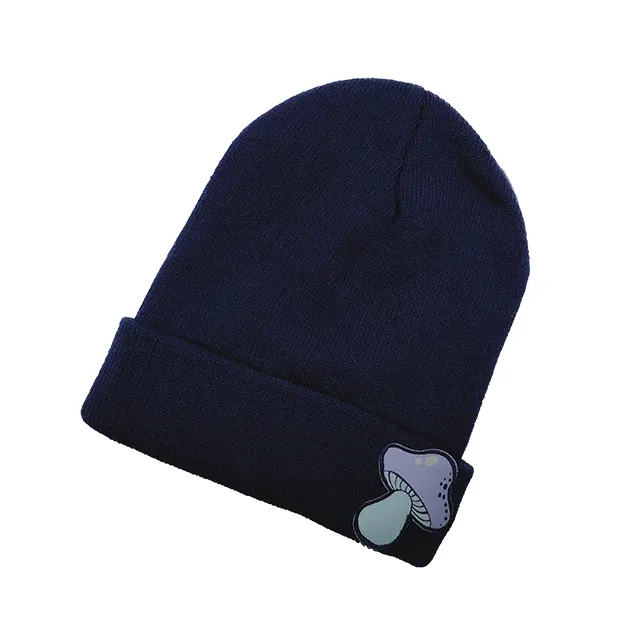Bonnet en laine mérinos, unisexe, chapeau chaud et doux, extensible, offre spéciale d'hiver, avec Patch de Logo personnalisé