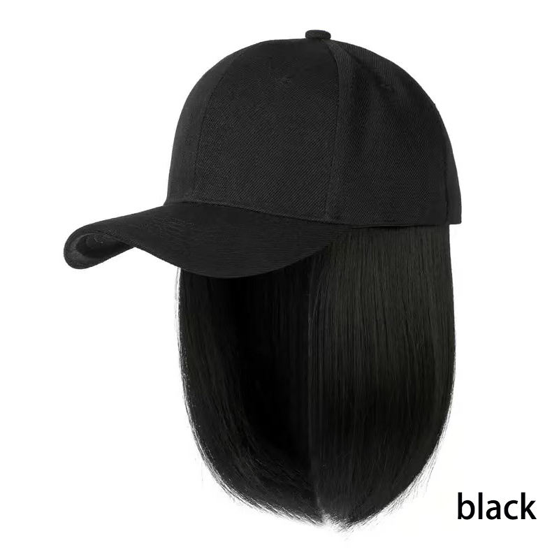 Black cap+Black Hair